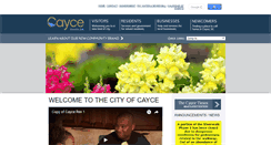 Desktop Screenshot of cityofcayce-sc.gov